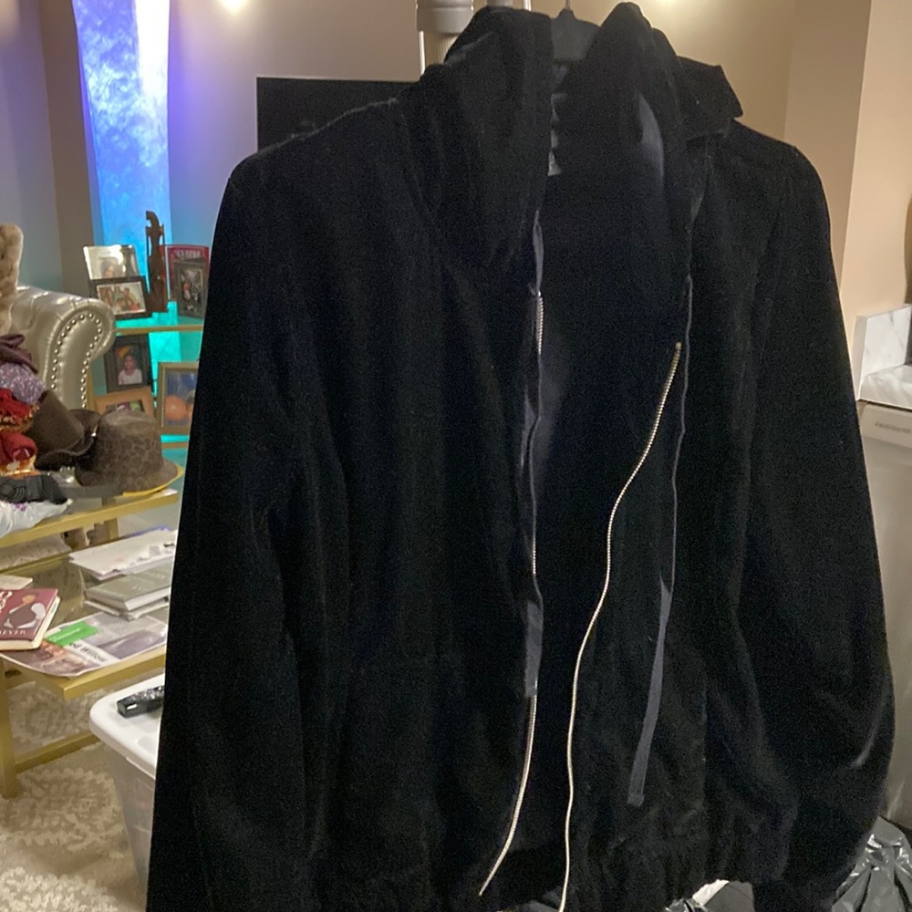 Saks FiFth Avenue velour hoodie